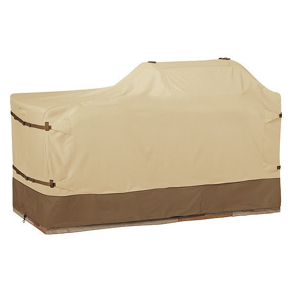 Island Left/Right Grill Cover, Beige, Large