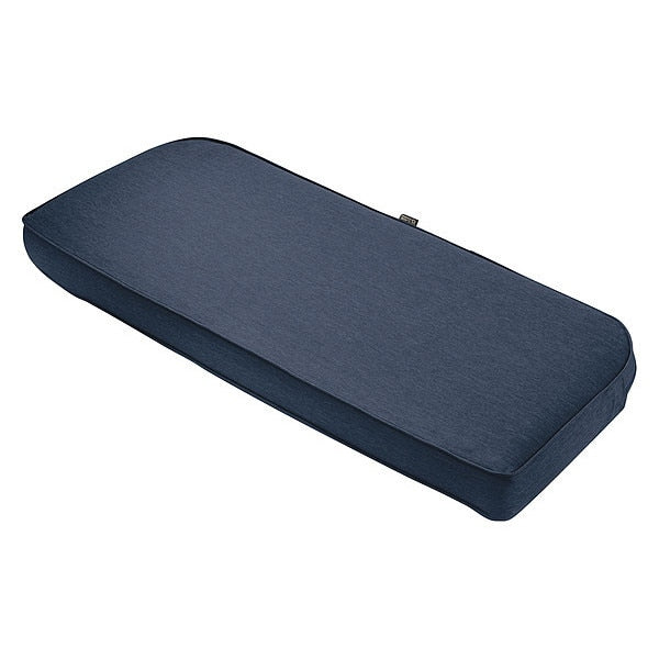 Montlake Bench/Settee Contoured Back Cushion, Heather Indigo, 18