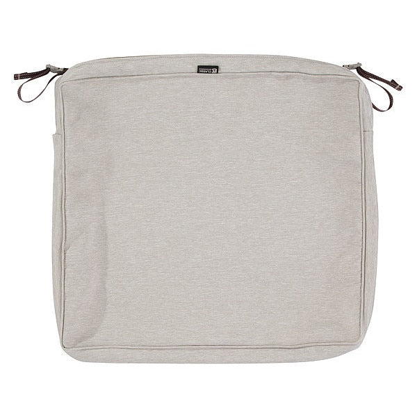 Montlake Rectangle Dining Seat Cushion Slipcover, Heather Grey, 19