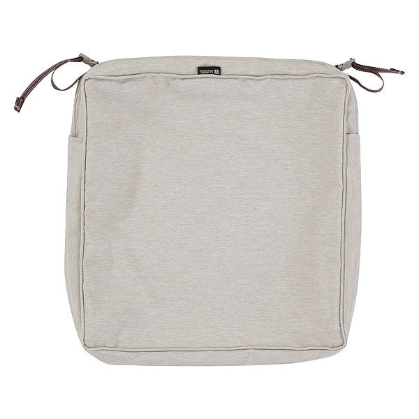 Montlake Square Dining Seat Cushion Slipcover, Heather Grey, 19