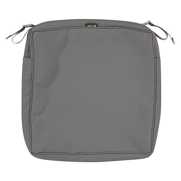 Montlake Square Dining Seat Cushion Slipcover, Light Charcoal, 19