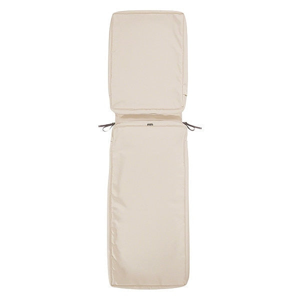 Montlake Chaise Lounge Cushion Slipcover, Antique Beige, 80