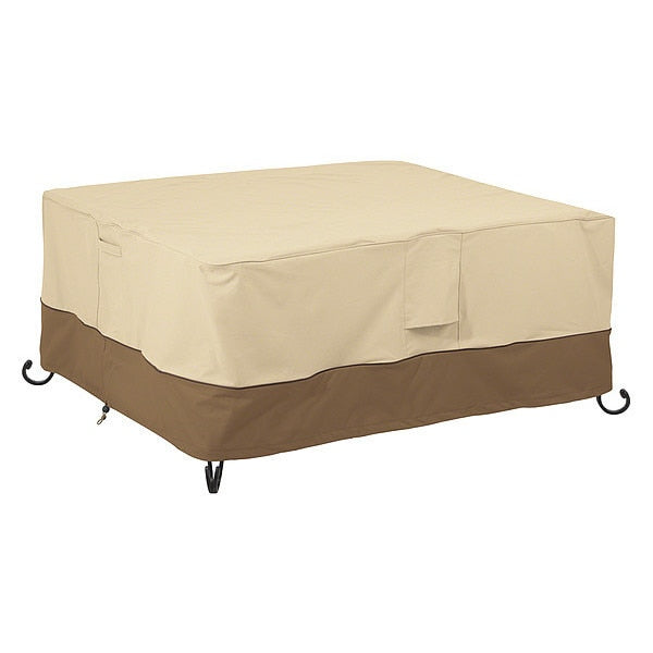 Rectangle Fire Pit Table Cover, Beige, 40