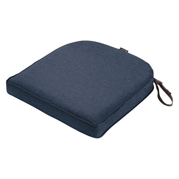 Montlake Contoured Dining Seat Cushion, Blue, 20