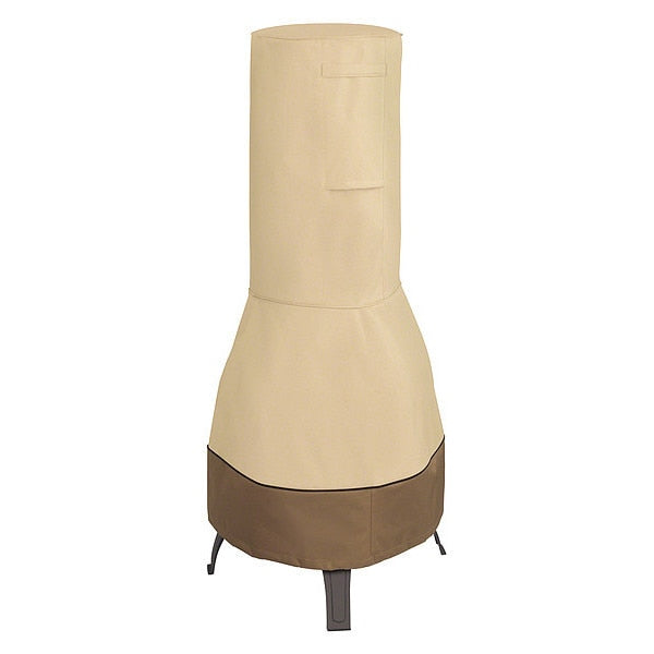 Large Outdoor Chiminea Cover, Beige