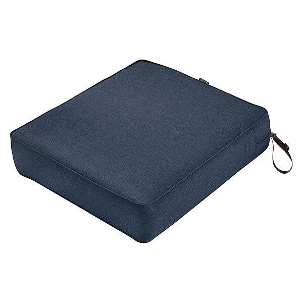 Rectangle Lounge Seat Cushion, Blue, 5