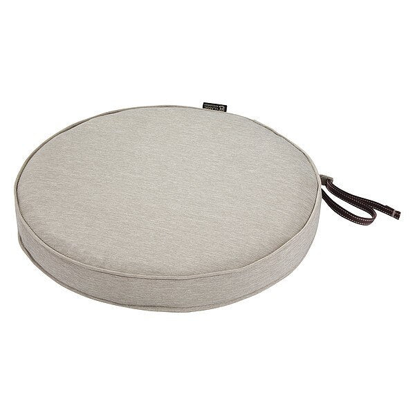 Round Dining Seat Cushion, Grey, 15