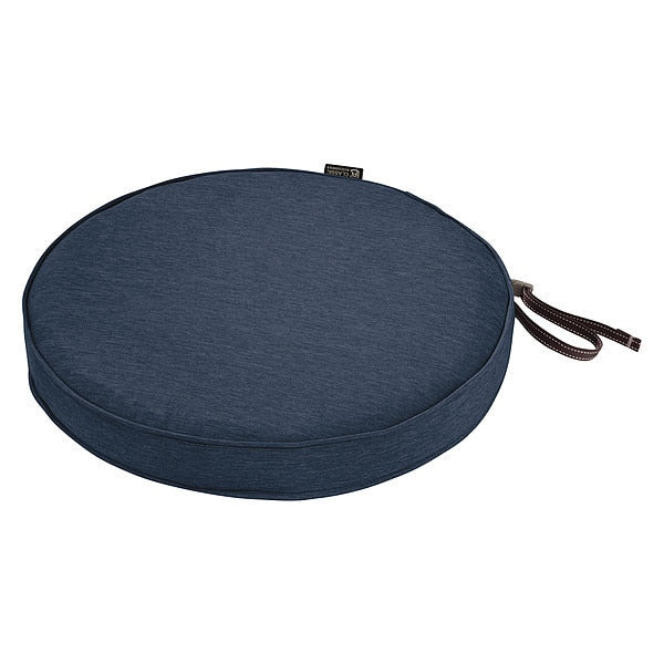 Round Dining Seat Cushion, Blue, 18