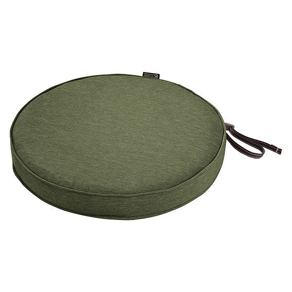 Round Dining Seat Cushion, Green, 18