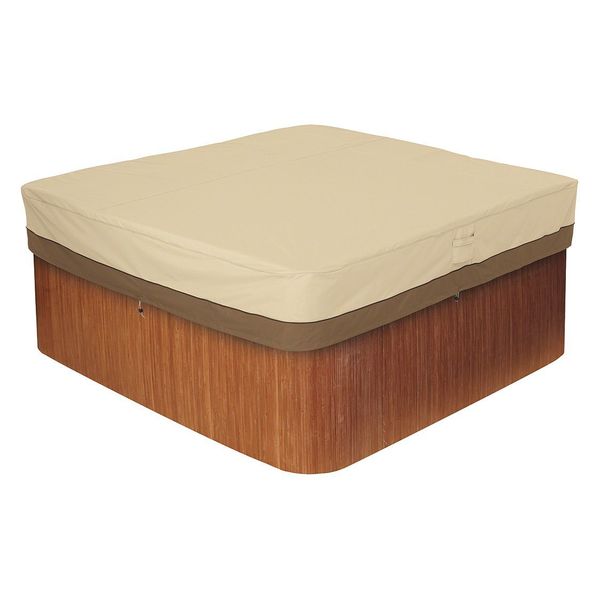 Medium Square Hot Tub Cover, Beige