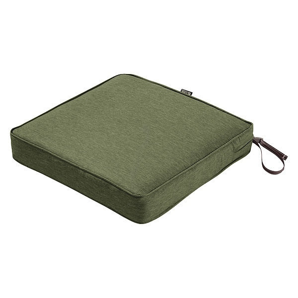 Square Dining Seat Cushion, Green, 21