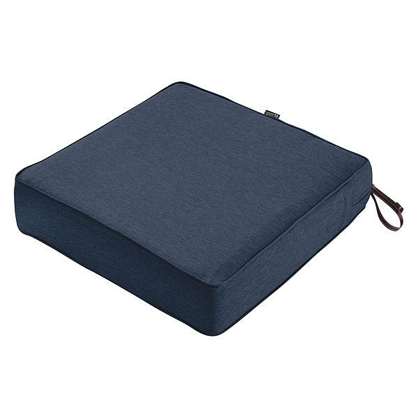 Square Lounge Seat Cushion, Blue, 25