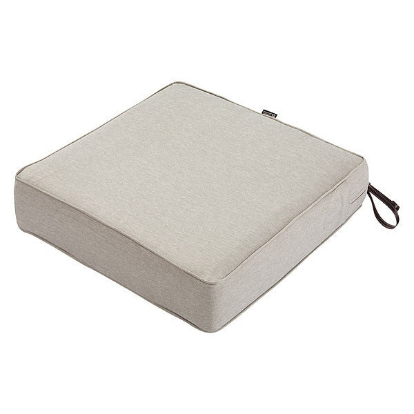 Square Lounge Seat Cushion, Grey, 21