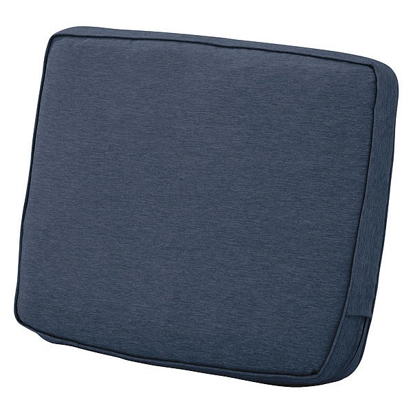 Lounge Back Cushion, Heather Indigo, 25