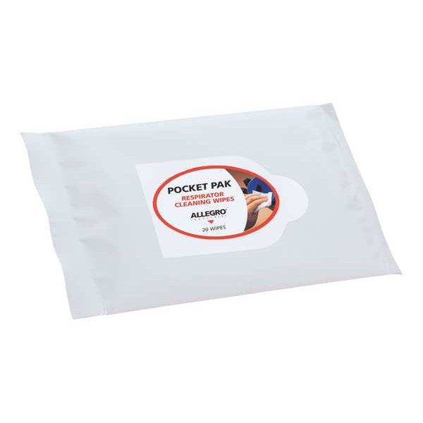 Alcohol Respirator Cleaning Wipes, PK20