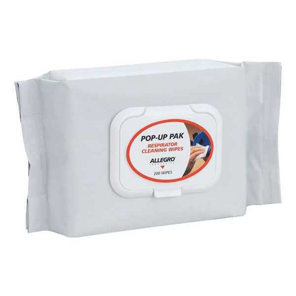 Alcohol Respirator Cleaning Wipes, PK200