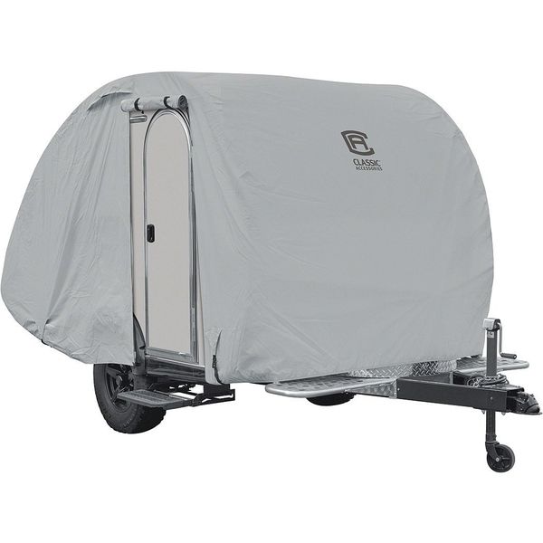 Teardrop Cover, up to 8 ft L x 5 ft, W Grey