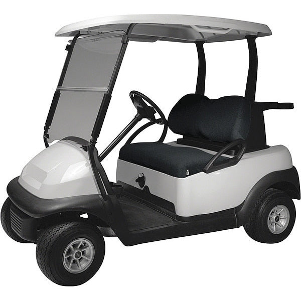 Black Terry Cloth Golf Cart Seat Cover