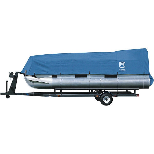 Stellex Pontoon Boat Cover, MdlA, Blue