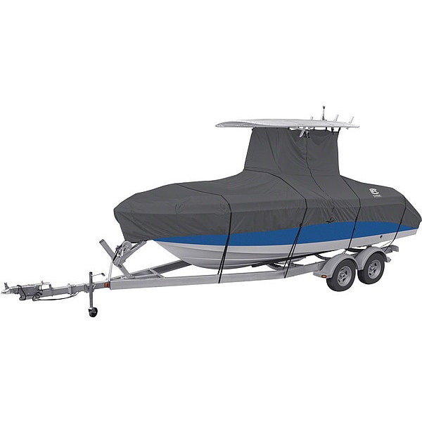 StormPro T-Top Boat Cover, MdlC, Charcoal, 16 ft - 18.5 ft L