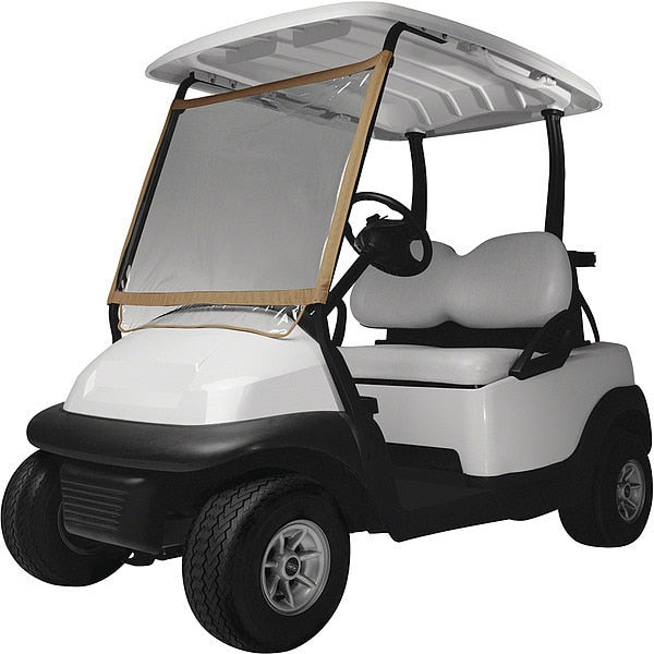 Portable Golf Cart Windshield, Khaki