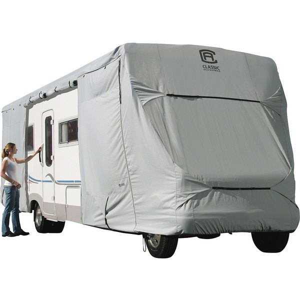 Class C RV Cover, 29 ft-32 ft, Grey