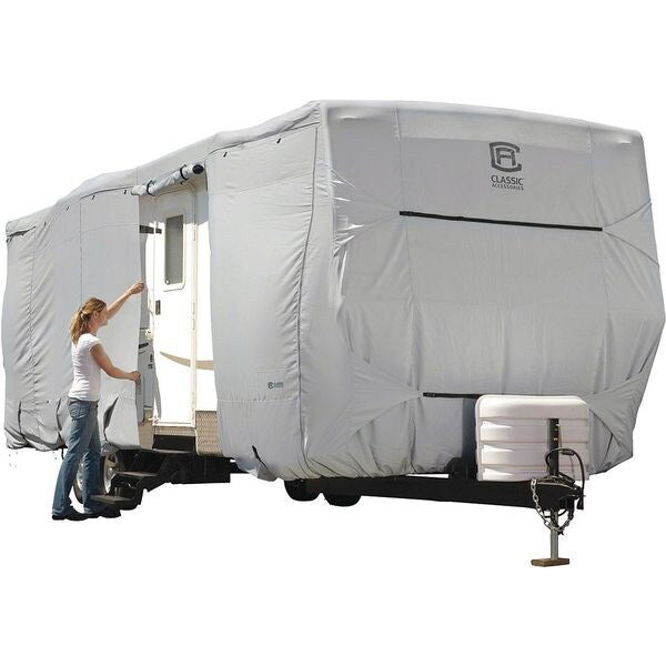 Travel Trailer RV Cover, 18 ft-20 ft, Grey