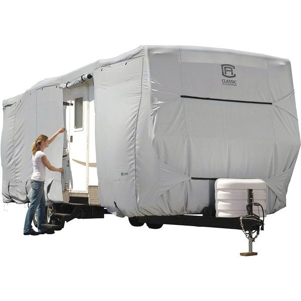 Travel Trailer RV Cover, 30 ft-33 ft, Grey