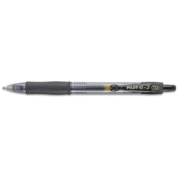 Pen, Gel, G2, Bold, Black, PK12