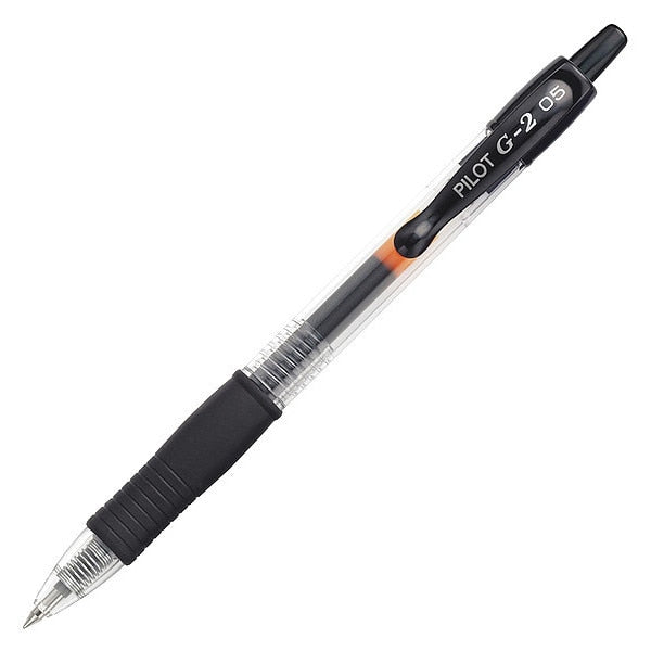 Pen, Gel, G2, Extra Fine, Bk, PK12