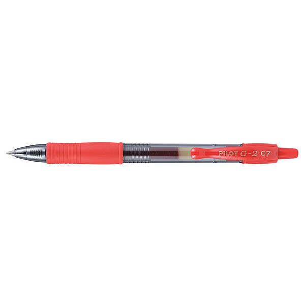 Pen, Gel, G2, Fine, Red, PK12