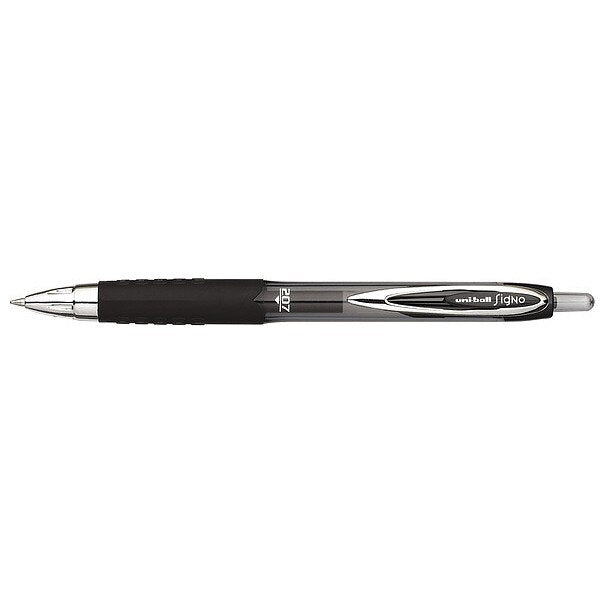 Pen, Gel, 207, Retrct, 0.7Mm, Bk, PK12