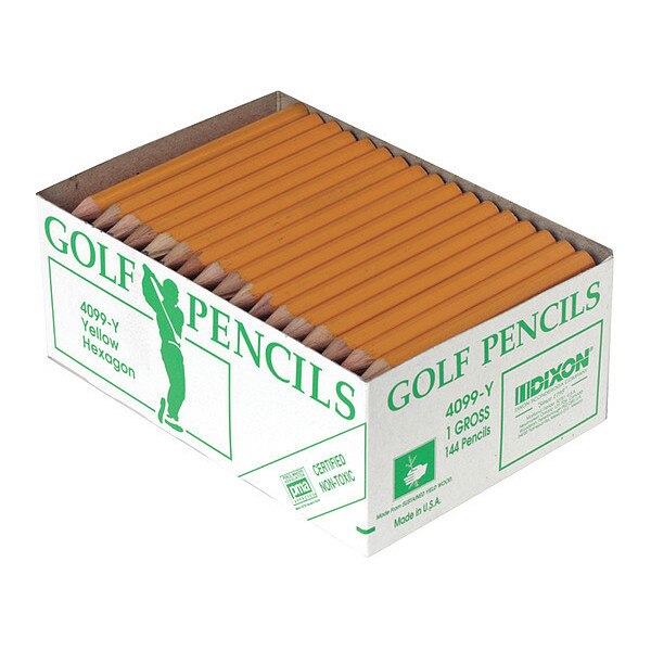 Pencil, Golf, Yew, 144Ct