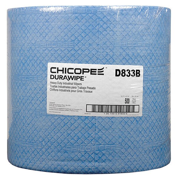Durawipe 800 Wiper, Jumbo Roll, Blue