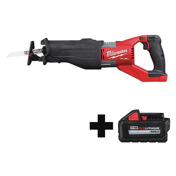 Reciprocating Saw, 18V, Stroke 1-1/4