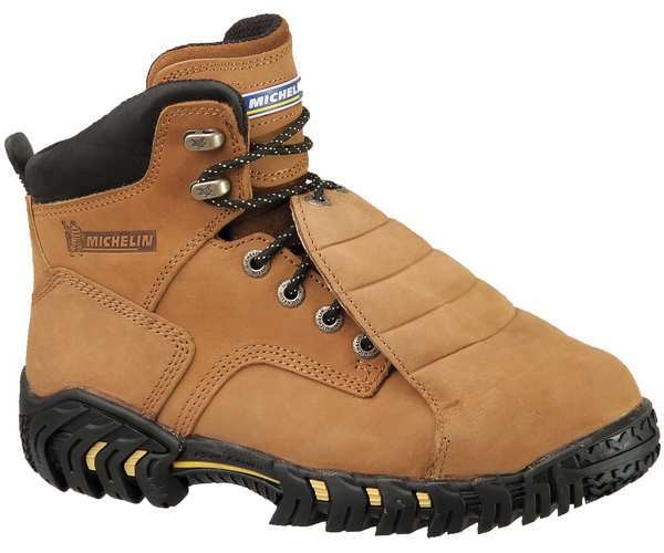 Size 13 W Men's 6 in Work Boot Steel Work Boot, Brown