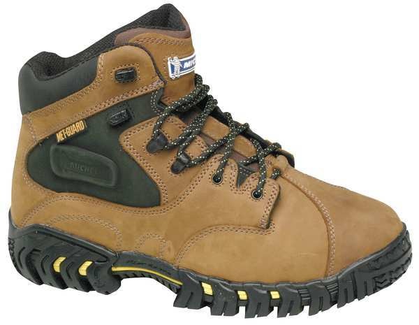 Size 11-1/2 W Men's 6 in Work Boot Steel Work Boot, Brown