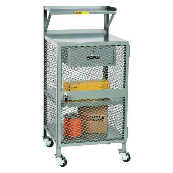 Shop Desk, 24 in.Wx22in. Dx52in. H, Gray