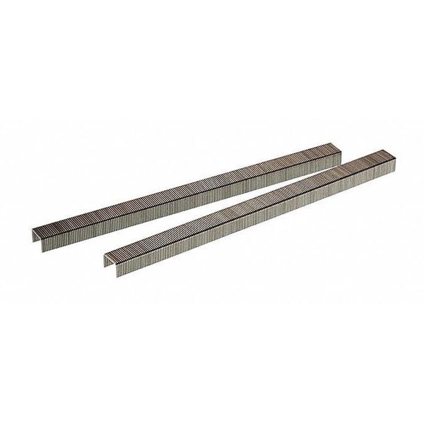 Staples, 22 ga, 1/2 in Leg L, Steel