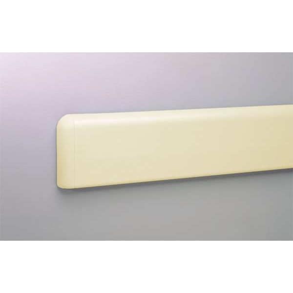 Wall Protection Guard, 4inHx144inL, Ivory