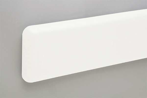 Wall Protection Guard, 6inH, White