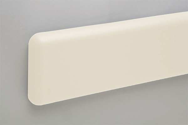 Wall Protection Guard, 6inH, Eggshell