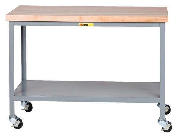 Mobile Wrkbnch, Butcher Block, 24