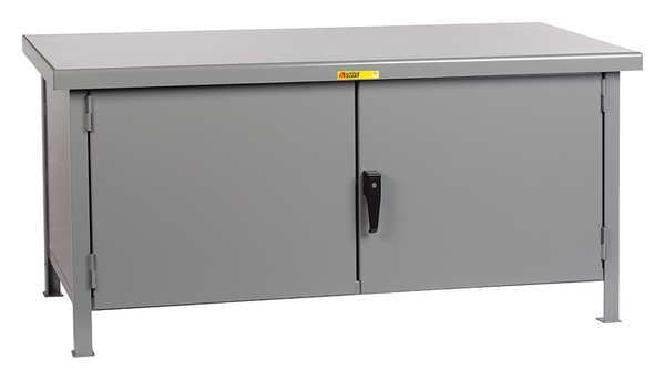 Heavy Duty Cabinet Workbench, Steel, 72 in W, 34 in Height