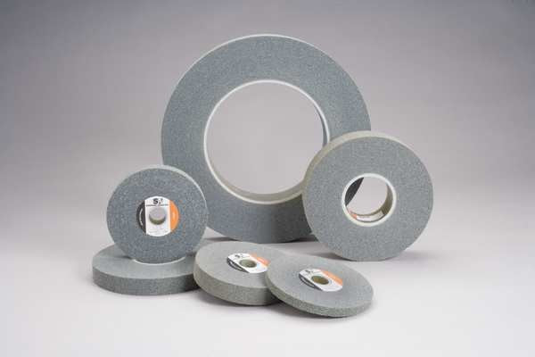 Convolute Wheel, 8 Dia. x 2W x 3in. Arbor