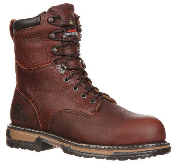 Work Boots, 14, Medium, EVA Midsole, Brwn, PR