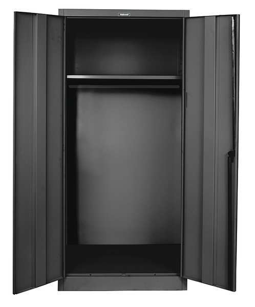 20 ga. ga. Steel Storage Cabinet, 48 in W, 78 in H, Stationary