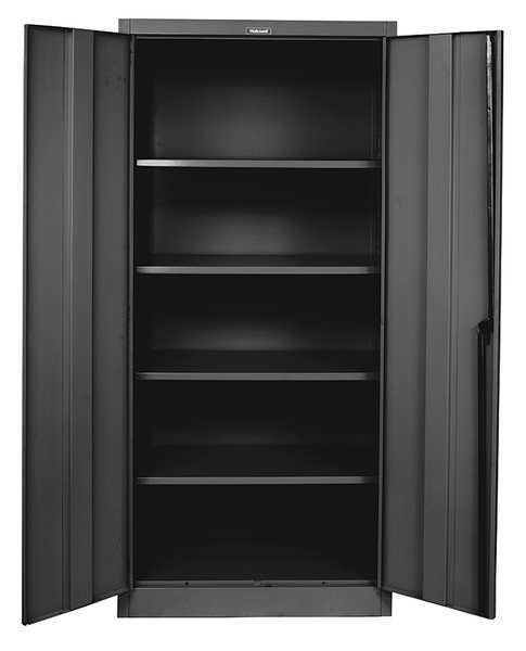 20 ga. ga. Steel Storage Cabinet, 48 in W, 78 in H, Stationary