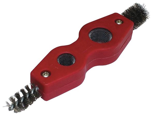 Pipe Cleaning Brush, Silver, Plastic