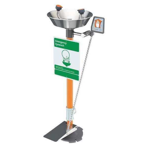 Pedestal-Mounted Eyewash Station